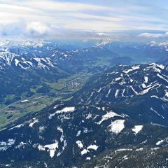 Flugwegposition um 12:02:54: Aufgenommen in der Nähe von Admont, Österreich in 2862 Meter